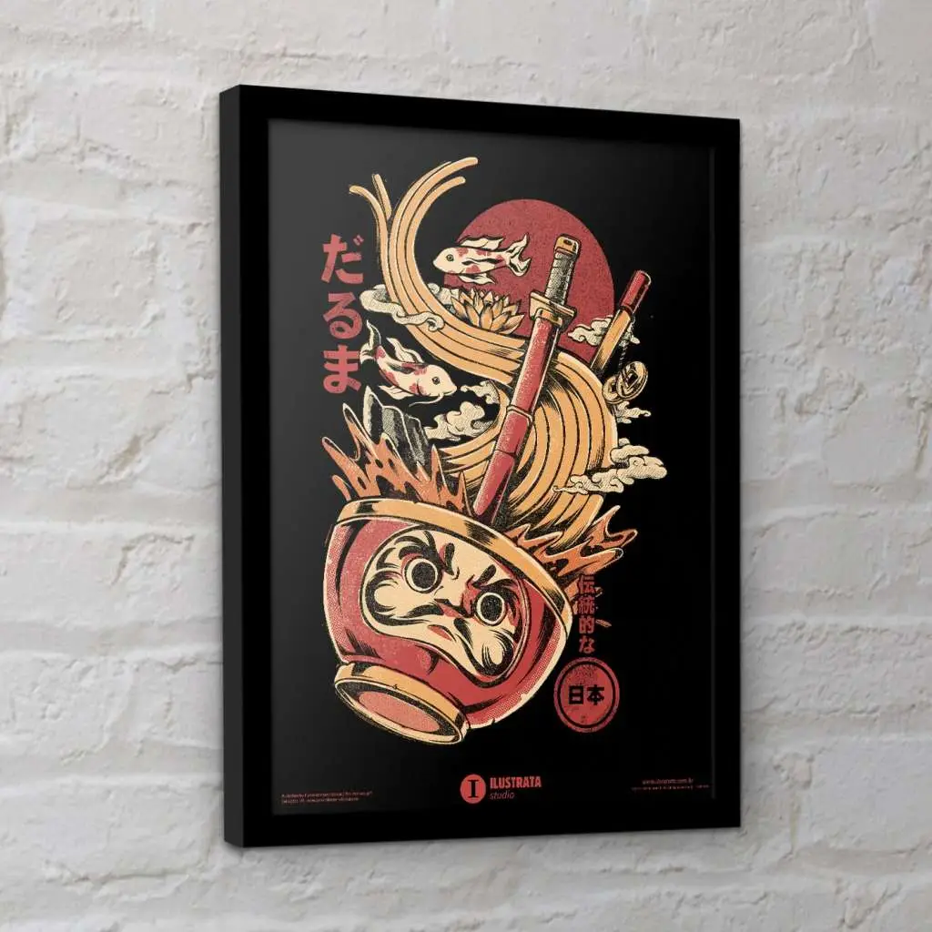 Ilustrata Darumas Ramen Collector Print - Figurine